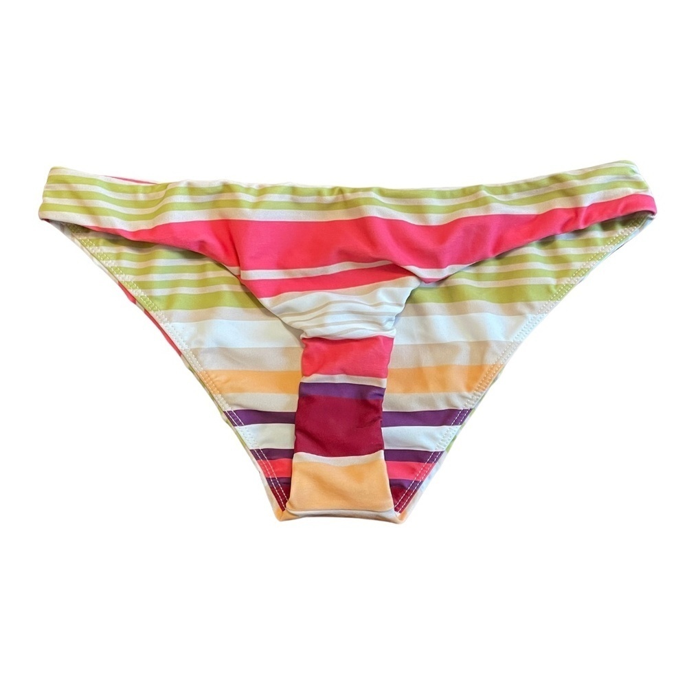 NEW Tularosa Revolve Striped Full Back Bikini Bottom Sz. S